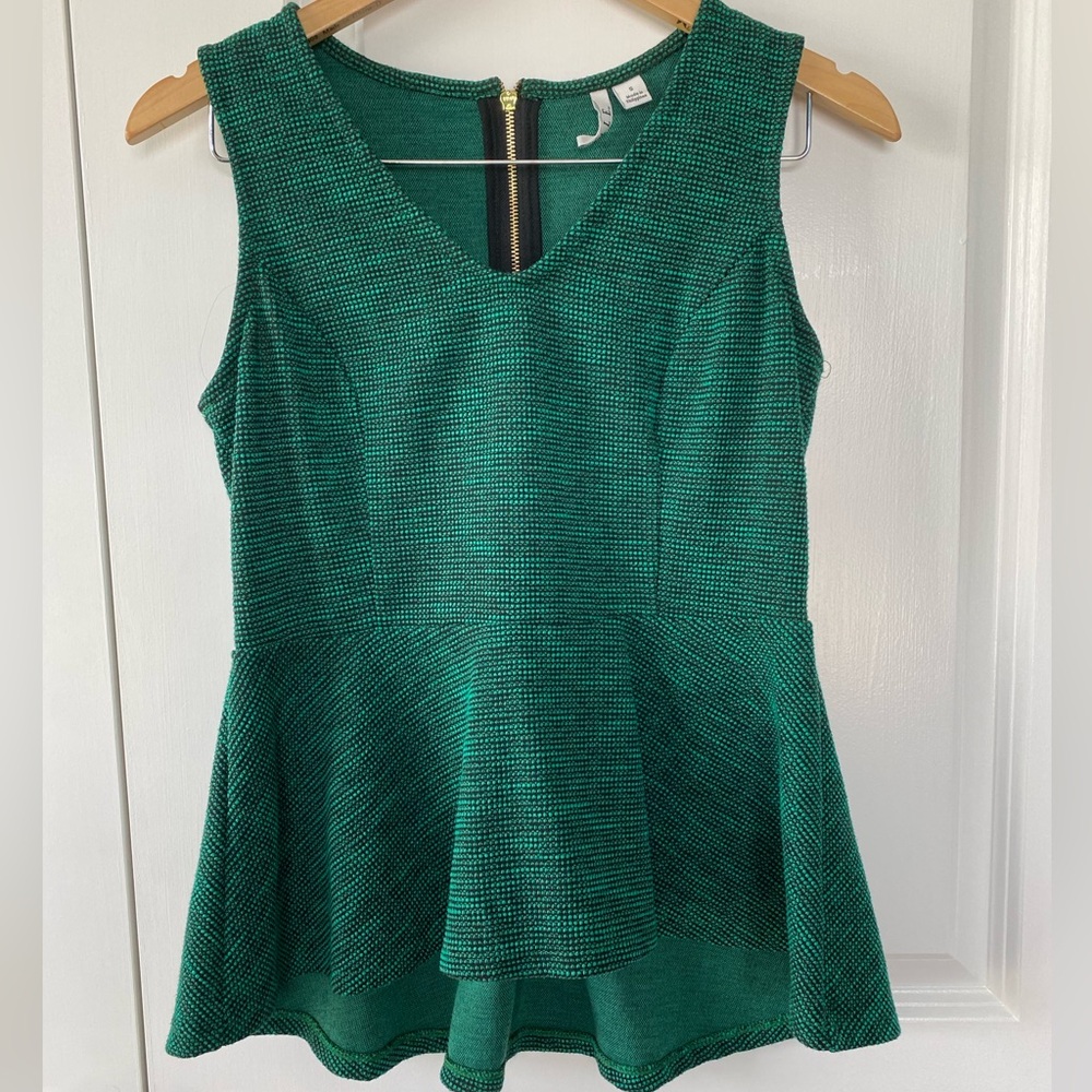 ELLE Brand Sleeveless Peplum Top